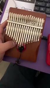 REVO 17-Key Kalimba Thumb Piano – Acoustic Finger Piano Musical Instrument Set