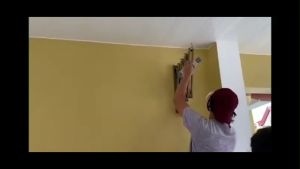 4Bar 1Meter 1.2Meter Foldable Drying Rack Wall Mounted Retractable Clothes Hanger Ampaian Baju Wall