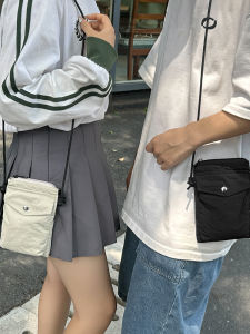 Japanese Style Artistic Fresh Mobile Phone Bag Mini Small Cloth Bag Lightweight Casual Easiest for Match Cycling Shoulder Bag Shoulder Gym Bag