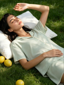 GAINREEL | Short Sleeve Short Pants Summer Lounge Set Anti-UV Ice Silk