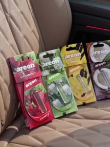 Areon 6/12/18/24/30/36pcs Mix Car Air Freshener Natural Tea-Scented Paper Car-Mounted Hanging Type Car Interior Accessories