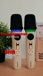 PROMO~Mic Profesional Wireless Microphone Duo Advance Mic U-10 UHF Mic Tanpa Kabel ADVANCE Mic Double Karaoke Bluetooth / Mic Karaoke Wireless Duo / Mic Wireless Double / Microphone Karoke Mic Duet ~ Noah Online Store