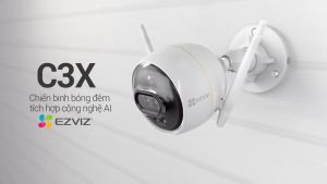 Camera IP WIFI EZVIZ C3X FULL HD - Ống Kính Kép + Đàm Thoại 2 Chiều + AI Phân biệt người vật + Ban đêm có màu