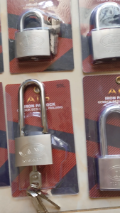Gembok Pagar Rumah Ukuran 40mm Panjang 4 Anak Kunci ATS Iron Padlock 40mm ATS