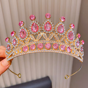 Fashionable Multi-Color Crown 1 Piece Princess Feeling Birthday Gift for Girls Photography Party Stage Stand out