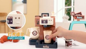 ชูดเล่นร้านกาแฟ เซ็ตเล่นเด็ก สำหรับเด็ก เติมน้ำได้ มีเสียง