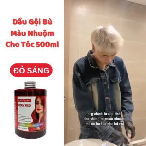 Dầu gội bù màu Weideron Color Shampoo - 500ML  giúp bù màu tóc nhuộm bền đẹp .