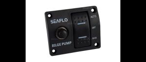 SEAFLO แผงสวิตช์ 3 ทาง ปิดอัตโนมัติ สวิตช์ปั๊มน้ำท้องเรือ แผงควบคุมเรือ ใช้ควบคุมปั๊มที่ติดตั้งสวิตช์ลูกลอย SFSP-015-02 - Lazada