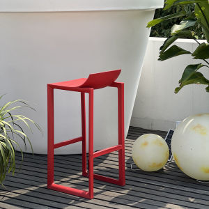 Sleek Commercial-Grade Outdoor Bar Stool
