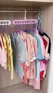 Travel Portable Folding Clothes Hangers Space Saving Clothes Hanger Household