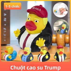 Đồ Chơi Tắm Vịt Cao Su Trump - Vịt Tắm Bằng Nhựa Vinyl Cho Trẻ Em Quà Tặng Sinh Nhật Thôi Nôi - Vịt Vinyl 10cm