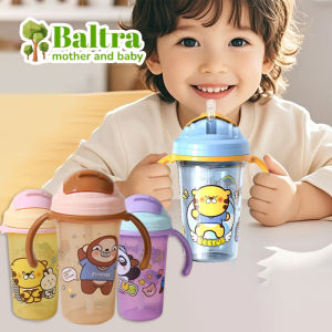 Baltra Kids Water Sippy Cup Creative Cartoon Student Cup With Straws Leakproof Water Bottle Outdoor Portable Cups
