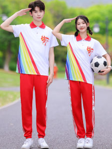 เสื้อยืดแขนสั้นผ้าฝ้ายคอตตอนสำหรับนักเรียนมัธยมปลาย ฤดูร้อน 2025 ระบายอากาศได้ดี ทรงหลวม ปกเสื้อแบบฮันนี่คอกลม