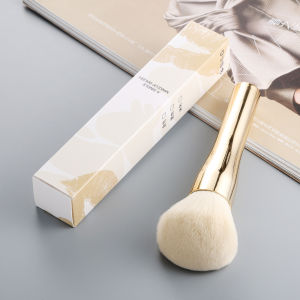 ทาสีทองกุหลาบดอกเดียวขนาดใหญ่แปรงแต่งหน้าเครื่องมือความงามสีหลวม