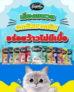 Regalos รีกาลอส อาหารเปียกแมว 70g (12ซอง)