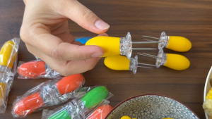 5 Pair Stainless Steel Corn Holders Interlocking Corn Cob Skewers Set Convenient Fruit Forks