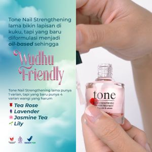 [NEW FORMULA] TONE Nail Strengthening Protein Treatment with Keratin 1% | Calcium | Penguat Kuku | Strengthener