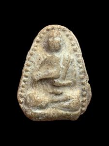 ผงรูปเหมือนสมเด็จโต ข้างเม็ด หลวงปู่นาค วัดระฆัง สร้าง เก่า  #4424