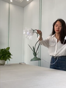 Giftdeal Flower Desk Lamp Tri-Color Bedroom Night Light Simple Study Living Room Desktop European Style Table Lamp