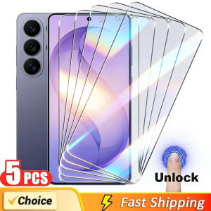 5PCS Unlocking Tempered Glass For Samsung Galaxy S26 Ultra S25 S24 Ultra S23 Plus S22 S21 FE Screen Protector Protective Glass