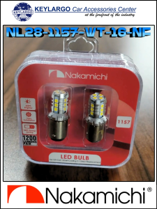 BULB 1157 DOUBLE CONTACT 16 LEDS 480 LUMENS/PAIR 1200 LUMENS/PAIR NON FLASH 12V WHITE 6000K
