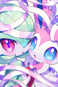 Bandai | DIY Pokémon Eeveelutions Diamond Painting Kawaii Eevee Family For Living Room Wall Decoration Exquisite Gift