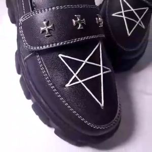 Sepatu Dockmart Loafers & Boot Bintang Embel-Embel untuk Wanita