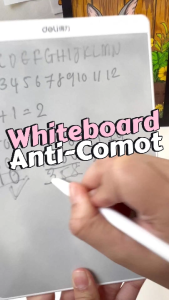 Deli Ink-free Whiteboard Magnet Writing Board Drawing Pad Tablet Papan Tulis (Free Magnetic Marker)