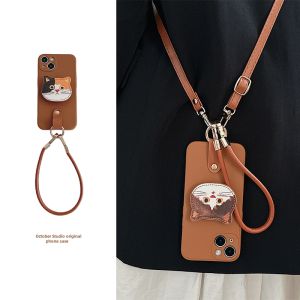 Vivox90pro+ X80 X100spro X70 Phone Case Crossbody Strap Silicone Female Model New X100ultra Retro S19 S30 Bracket X300 Protection