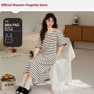 MiiOW | Cotton Thin Summer Padded Sleep Dress