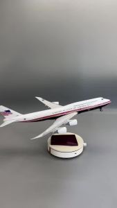 New 47cm Large Scale American Air Force One B747 Airplane Model Kit with Stand for Adult Aviation Souvenir Gift or Plane Toy