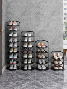 Economic Multi-layer Shoe Rack Simple Modern Metal Construction Home Entryway Storage Organizer Compact Size Dormitory Approved
