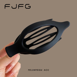 Korean Lazy Style Large Oval Duckbill Clip Womens Hair Accessories No Head Trap Updo Hair Grips Horizontal Clips