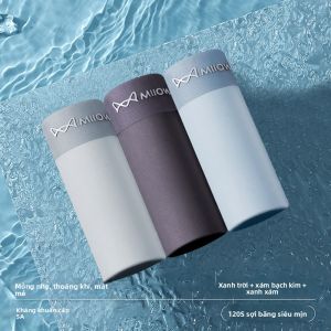 Quần lót boxer nam MiiOW lụa băng thể thao mỏng thoáng khí mùa hè