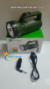 Đèn Pin xách tay DP-7323 Chế độ sáng mạnh/yếu Ánh sáng pin/khẩn cấp