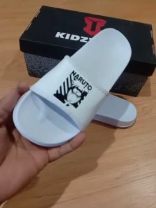 Sandal Anak Laki Laki Karet Slipper Slide Selop Slipon Jepit Karakter Warna Hitam Usia 6-10 Tahun-KIDZTUBS1644100224