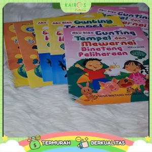 Buku Aktivitas Anak Jumbo: Buku Gunting Tempel & Mewarnai