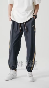 MK Long Pants Men Plus Size Thin & Straight Leg Loose Casual Pants Grey Sports Pants Seluar Lekaki (K282)