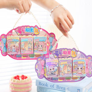 Fun and Educational Candy Stickers Makeup Wardrobe Game Set