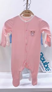 Bộ body bộ liền thân liền tất nhiều màu sắc cho em bé sơ sinh Boube vải sợi tre Bamboo thông minh thoải mái - Newborn