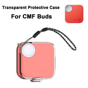MYTHIS Clear Transparent Protective Case Anti-drop PC Shell Dustproof Earphone Case for CMF Buds