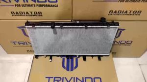 RADIATOR ASSY HONDA BRIO 2 KIPAS DUA KIPAS DOUBLE BLOWER DOBEL BLOWER 1.3 1.300 1300CC 13 300 1300 CC MATIC METIC MATIK METIK AUTOMATIC MERK TRIVINDO