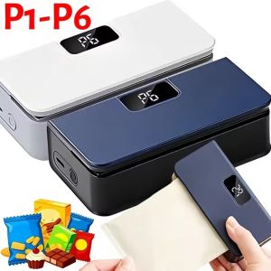 6-speed Adjustable Mini Plastic Bag Sealer Magnetic Heat Sealing Bag Machine Handheld Rechargeable Food Packaging Thermal Sealer