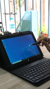 Nextfun 2-in-1 Notebook Computer Windows 10 Stock Trading Office Tablet Computer