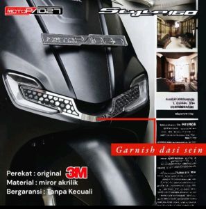 Motopad27 Garnish Honda Stylo 160 bibir tameng stylo 160