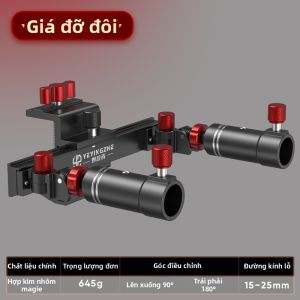 YEYINGZHE | Bộ Phụ Kiện Đánh Cá Dã Ngoại Giá Đỡ Thanh Đều Đế Ô Dù Khay Mồi Cá Vành Đèn