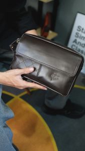 Hand Bag Pria Kulit Asli.Caliandravieri Tas Tangan ZENKA Clutch Business Elegant