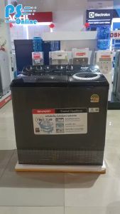 SHARP เครื่องซักผ้า2ถัง เครื่องซักผ้า10-11 กิโลกรัม รุ่นใหม่ ES-TW100BK ES-TW110BK เครื่องซักผ้าถังคู่ เครื่องซักผ้าชาร์ป ราคาถูก รับประกันศูนย์ 10 ปี จัดส่งทั่วไทย เก็บเงินปลายทาง