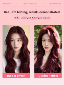 EISANSUN(忆丝芸) | Plant Based Red Raspberry Brown Hair Dye For Women No Bleach Required