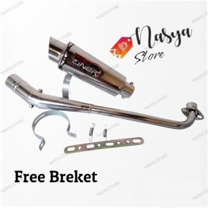 Knalpot Pro Liiner Motor Bebek Suora X Grand Karisma Revo Vega R/ZR Jupiter Z/Z1 Smash Shogun.